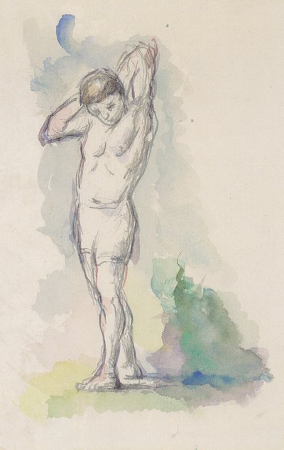 Stehender Badender von Paul Cézanne